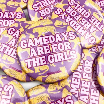 Gameday Girls Small Button