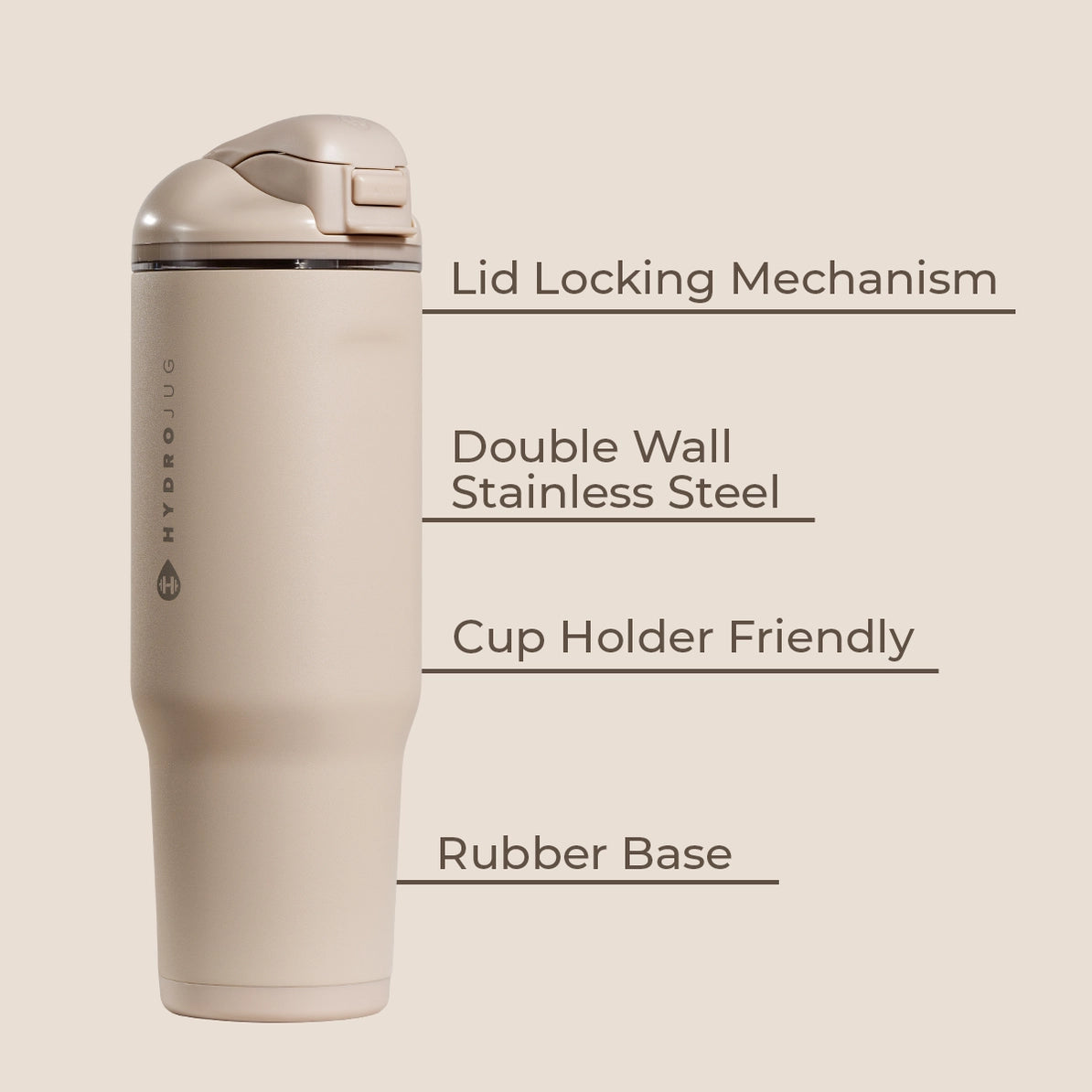 HydroJug 32oz Dune Ease2o