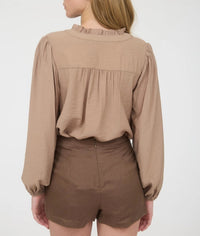 Mocha Brianna Top