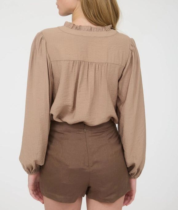Mocha Brianna Top