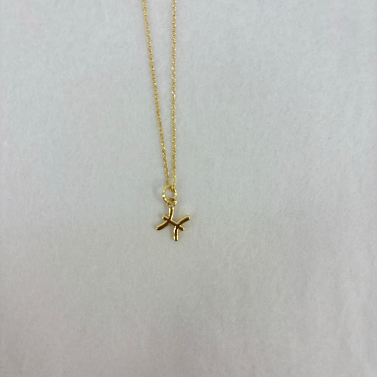 Zodiac Charm 18K Gold Plated Necklace