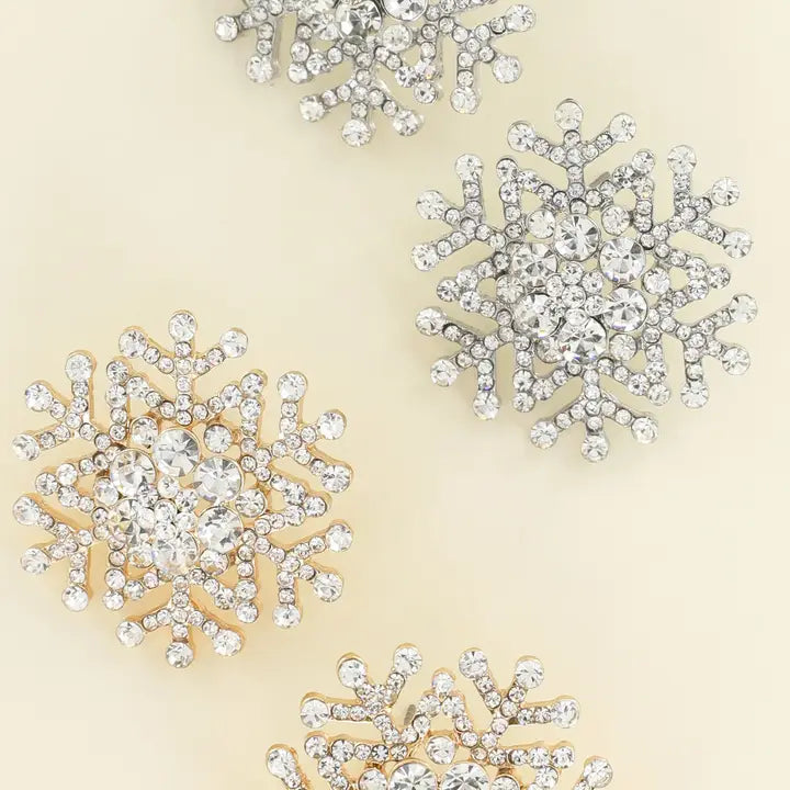 Crystal Snowflakes Earrings