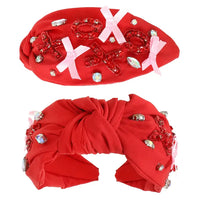 Valentines Day Bow Headband