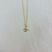 Zodiac Charm 18K Gold Plated Necklace