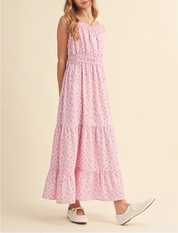 Pretty in Pink Tween Maxi Dress