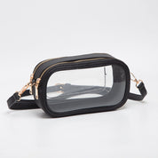 Anya Black Clear Purse
