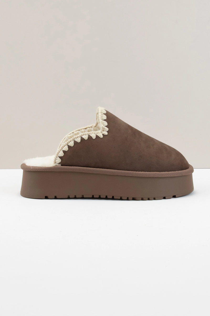 Biscotti Platform Slippers