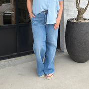 Judy Blue| HW Column Trouser Jeans Short