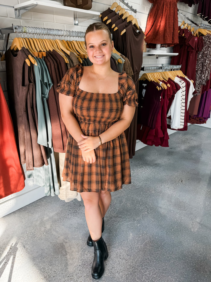 Paige Plaid Dress