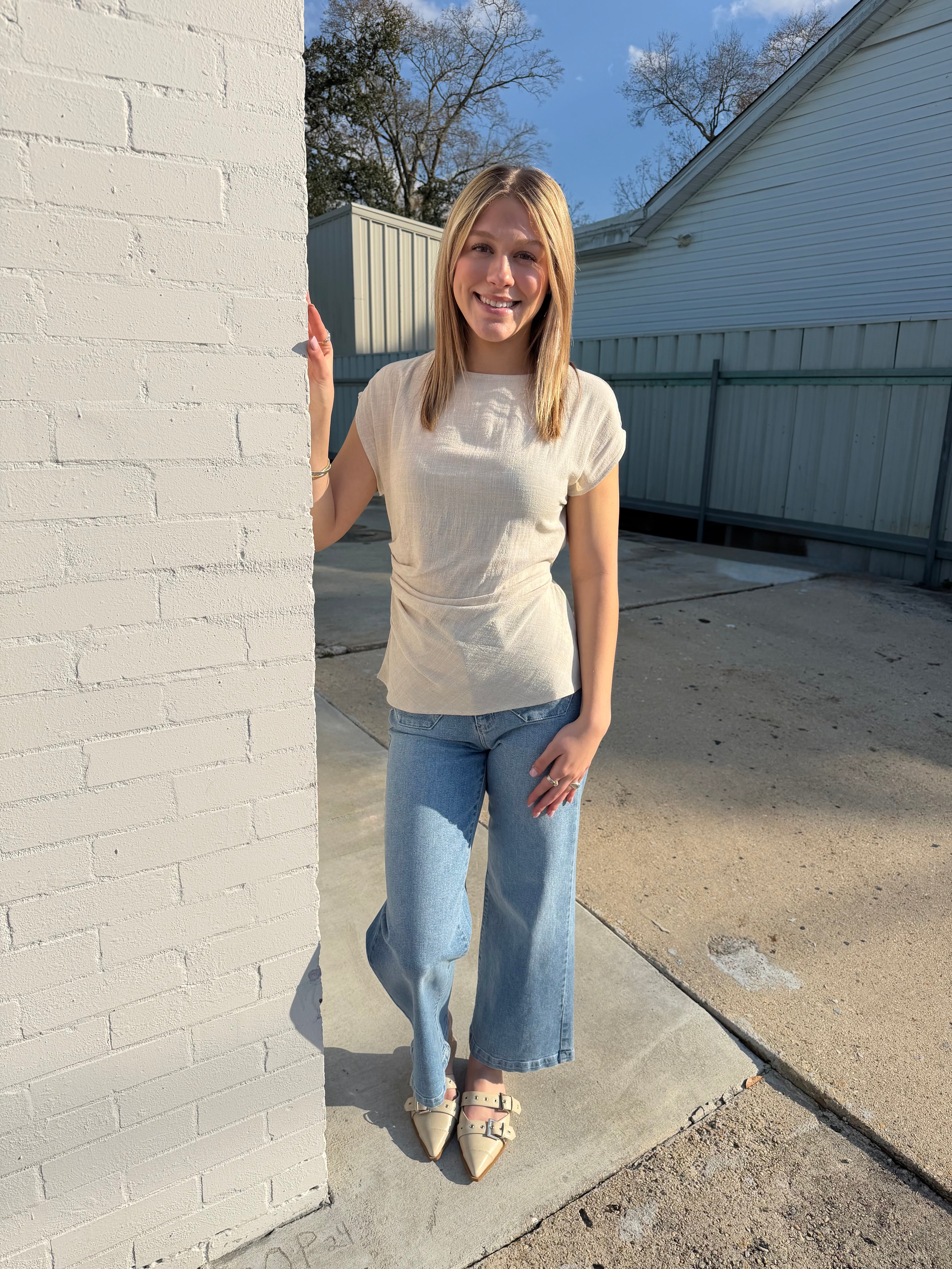 The Camille Cinched Top