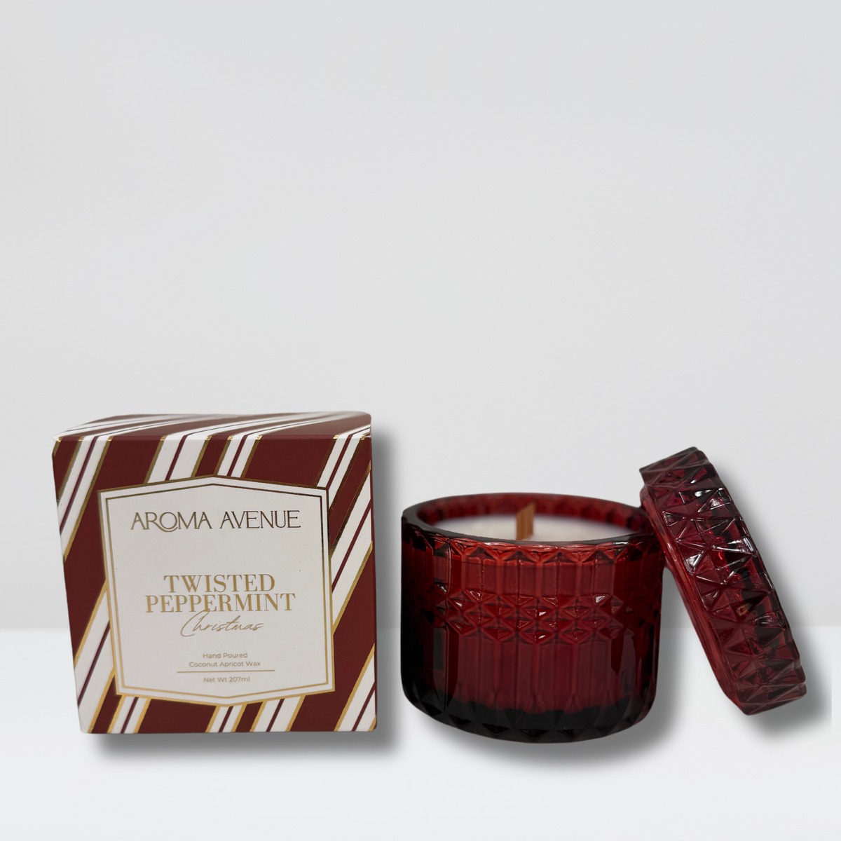 Aroma Avenue Twisted Peppermint 7oz Candle