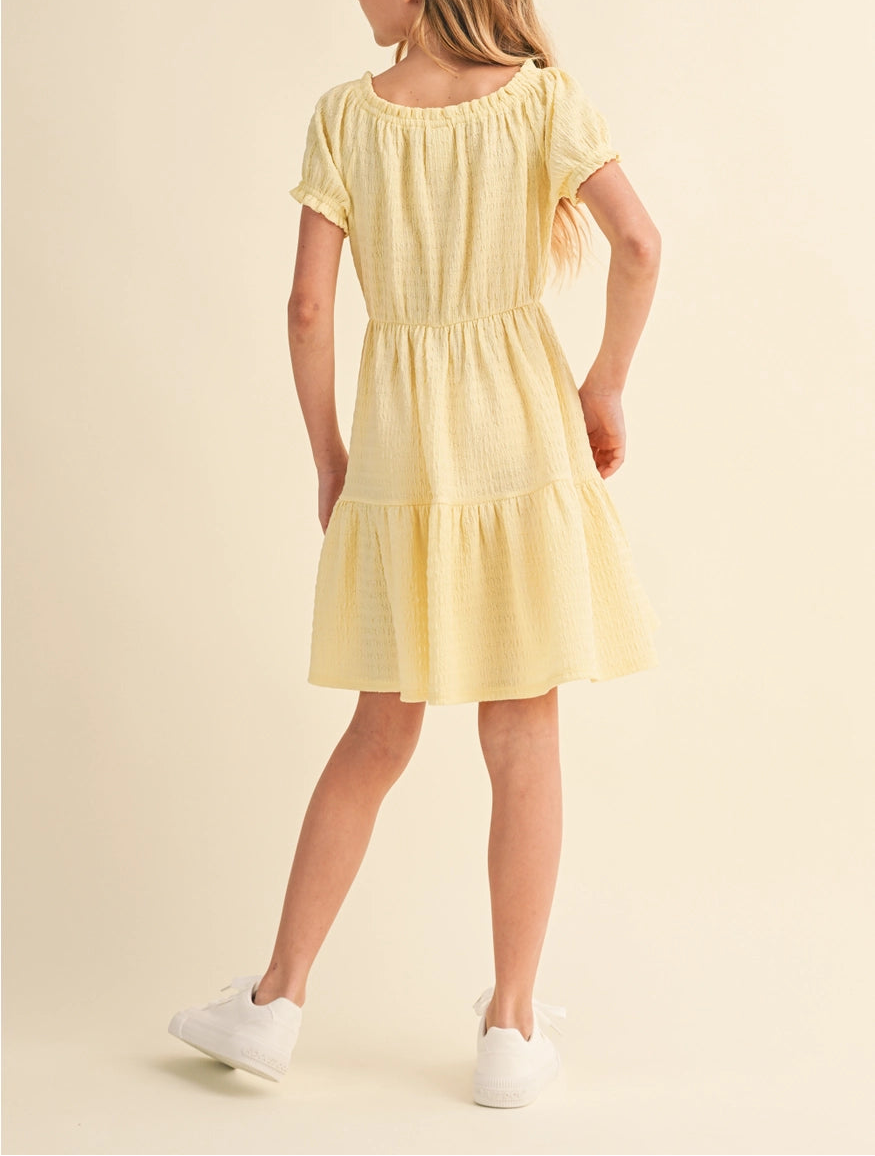 Sunshine Smocked Tween Dress