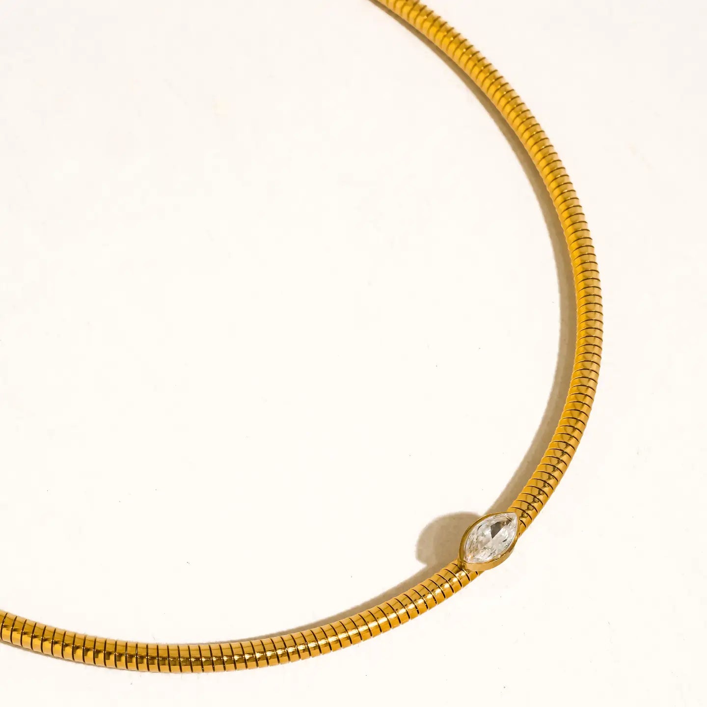 Olwen Snake Chain Chocker Necklace