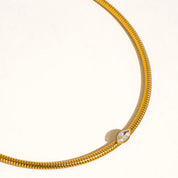 Olwen Snake Chain Chocker Necklace