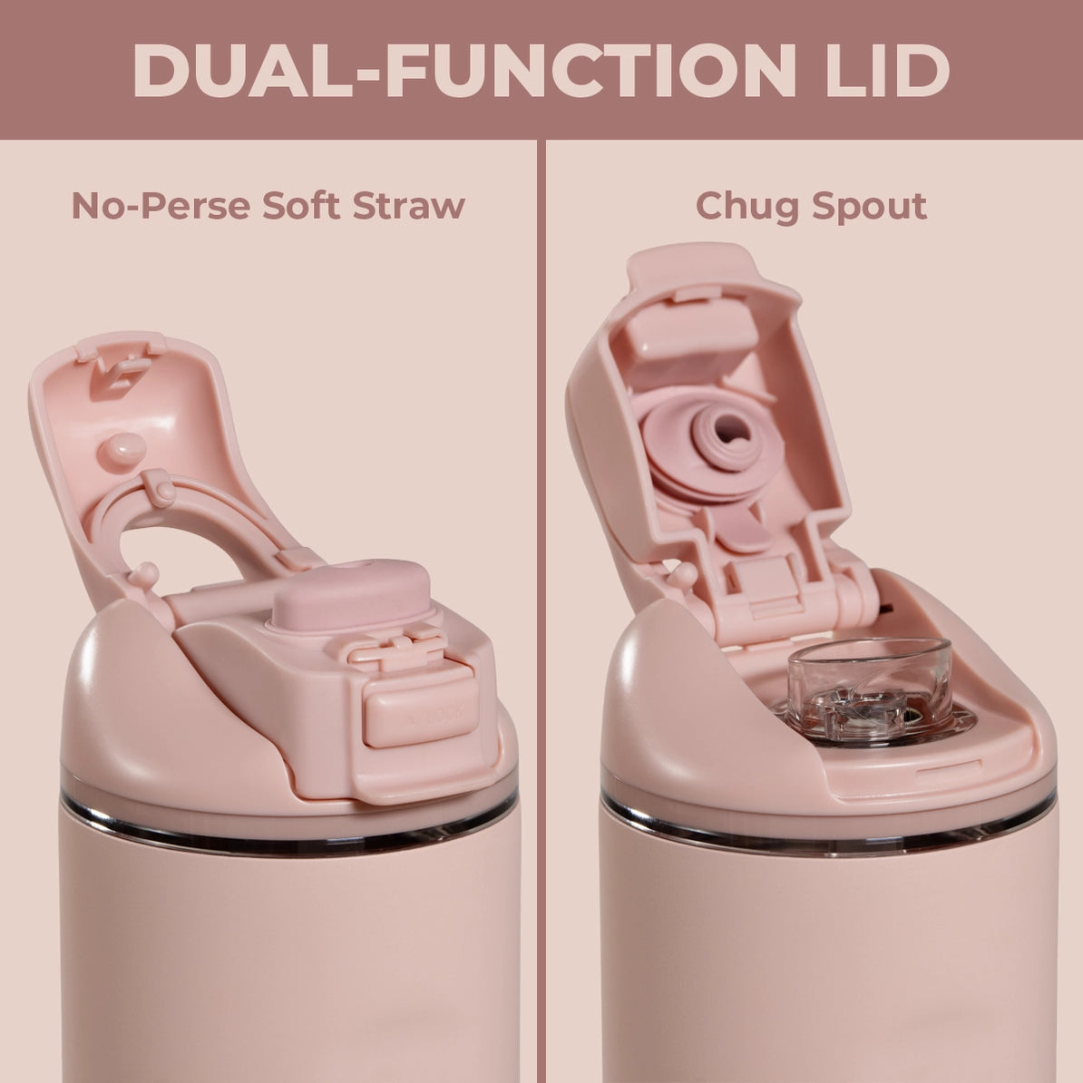 HydroJug 32oz Dusty Rose Ease2o