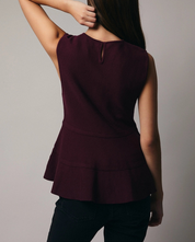 The Bow Tie Peplum Top