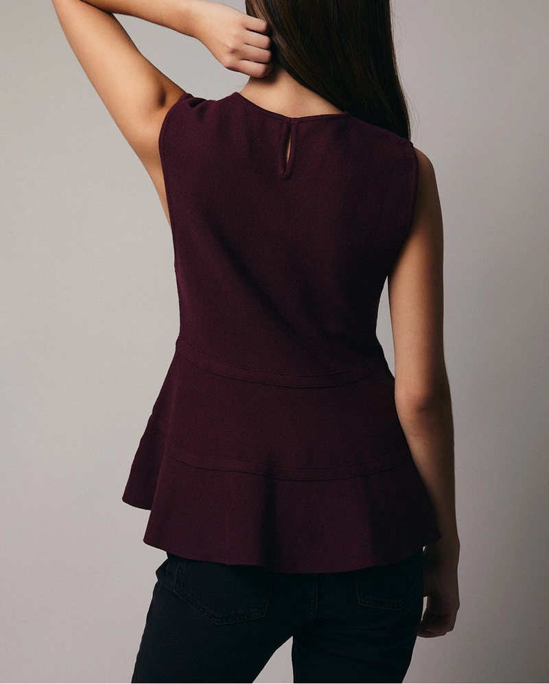 The Bow Tie Peplum Top
