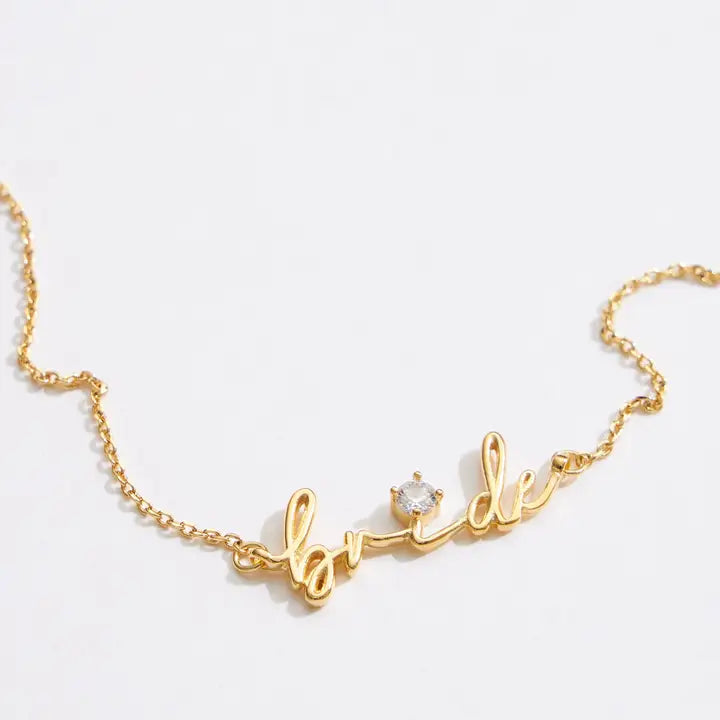 Gold Dipped Bride Necklace