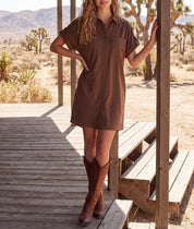 The Montana Suede Dress