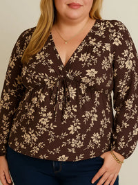 Curvy Lylah Floral Top