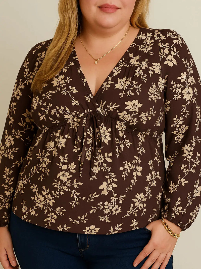 Curvy Lylah Floral Top