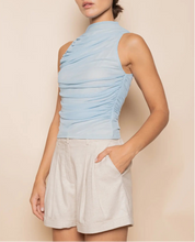 Snatched & Sheer Tank Blue