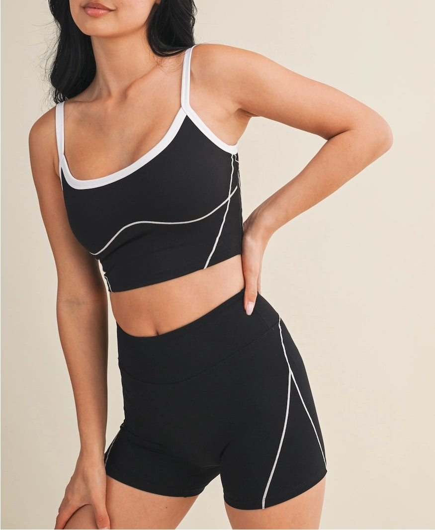The Sculpt Tank Top Black