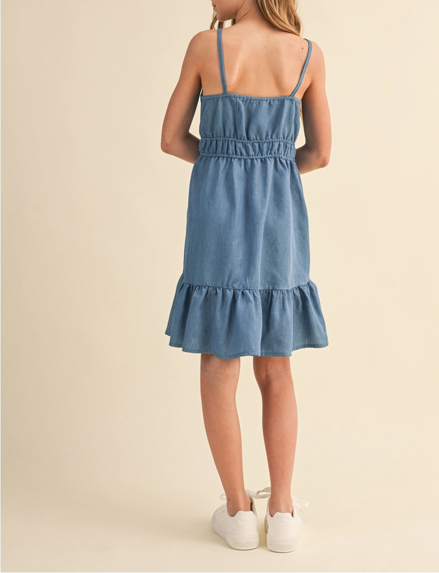 Denim Breeze Tween Dress