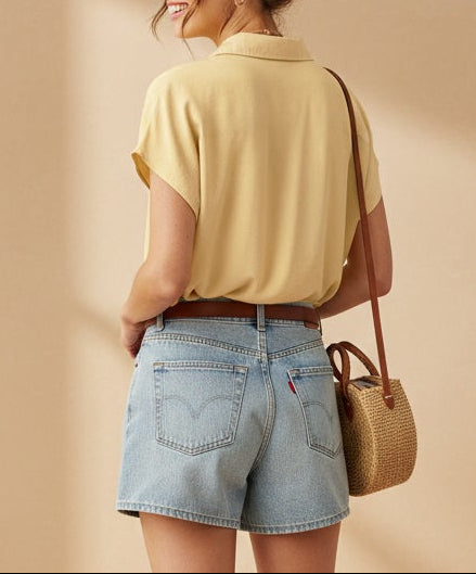 The Buttercloud Button-Up Blouse