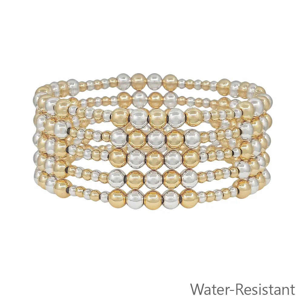 Mixed Metal Luxe Bracelet Stack