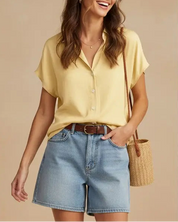 The Buttercloud Button-Up Blouse