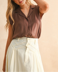 Tammy Blouse Red Bean