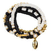 Nola Game Day Beaded Bracelet Stack