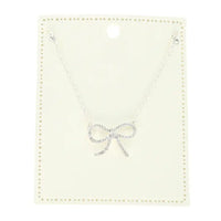 Bow Pendant Necklace