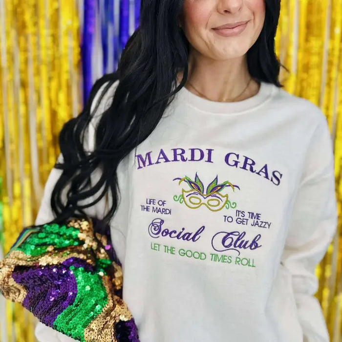 MG Social Club Embroidered Sweatshirt