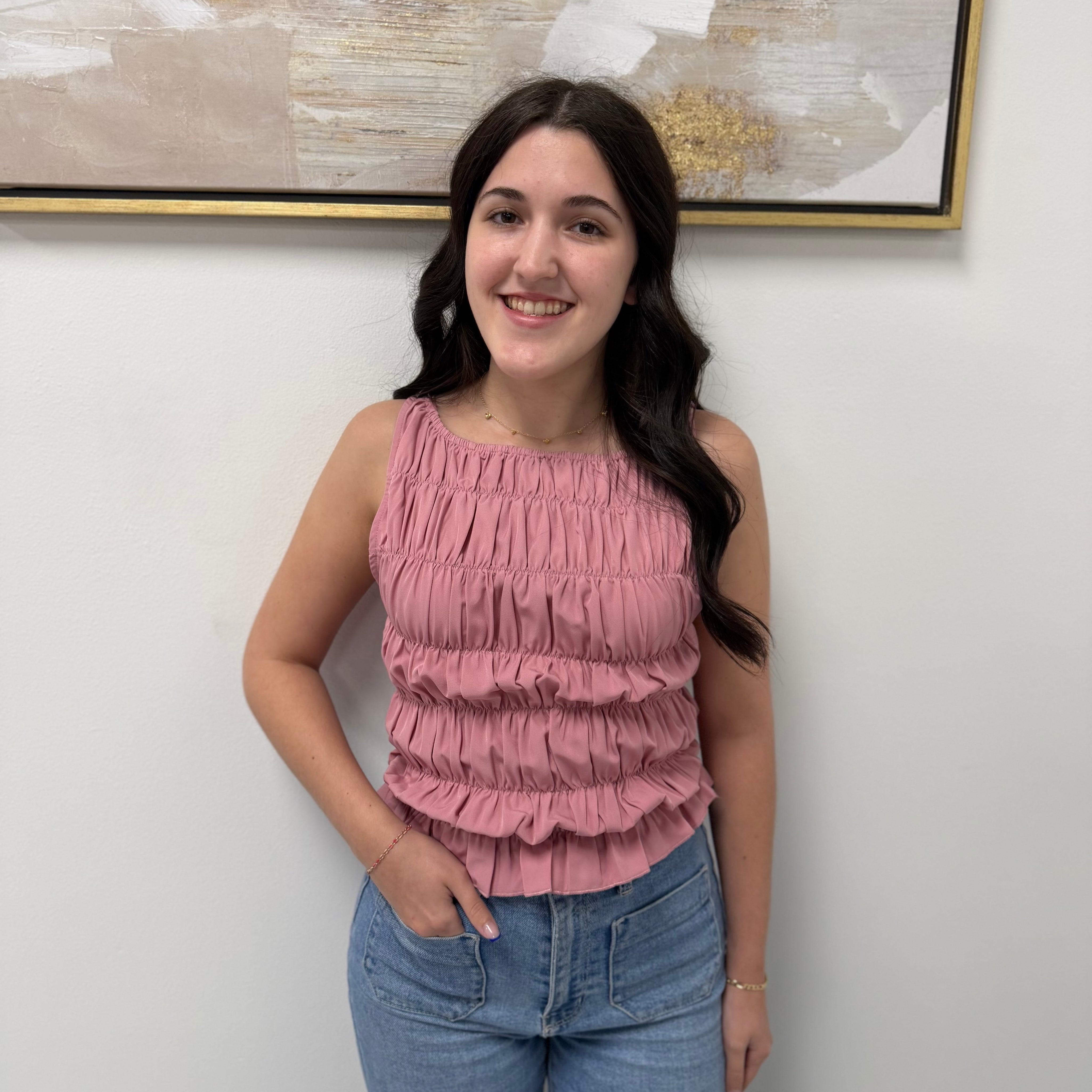 Natalie Smocked Tank Top