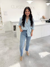 Eloise Button Up Denim Shirt