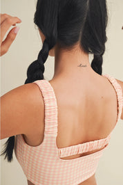 Picnic Perfect Sports Bra Peach