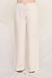 Curvy Lillian Linen Pants
