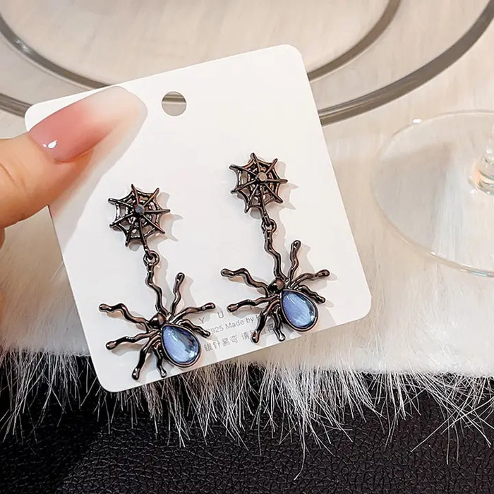 Spooky Spider Web Earrings