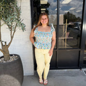 The Lila Flutter Top