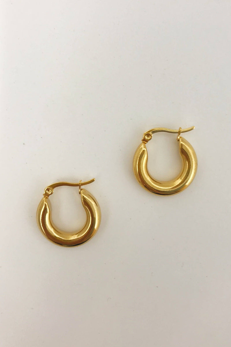 Sienna Huggie Hoop Earrings