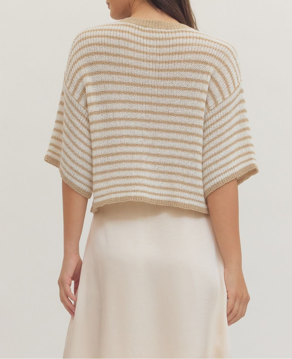 The Hampton Stripe Cardigan