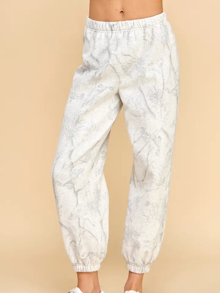Gracie Camouflage Jogger Sweatpants