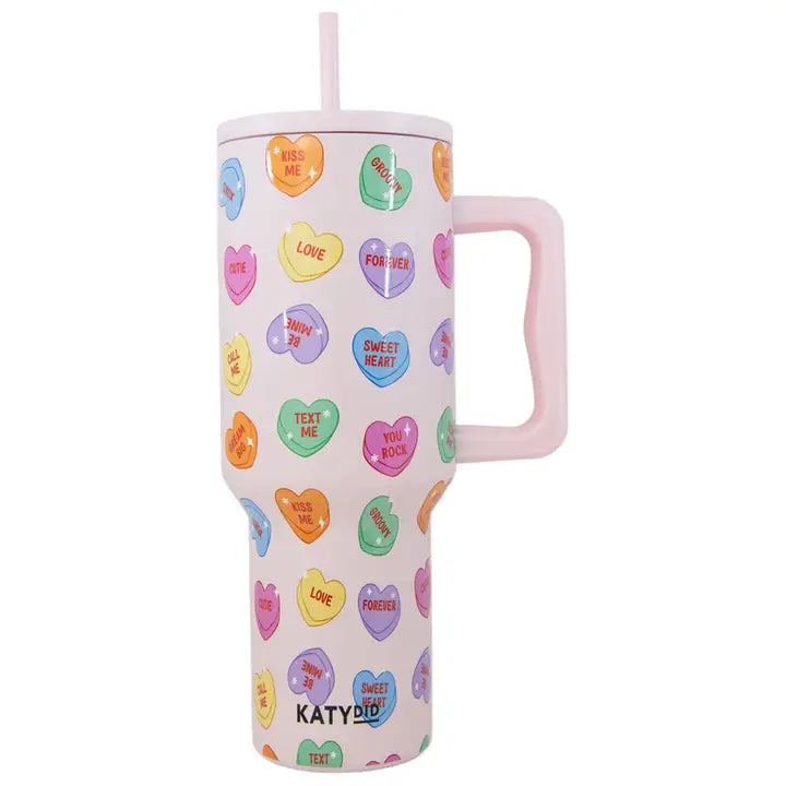 Candy Hearts Tumbler