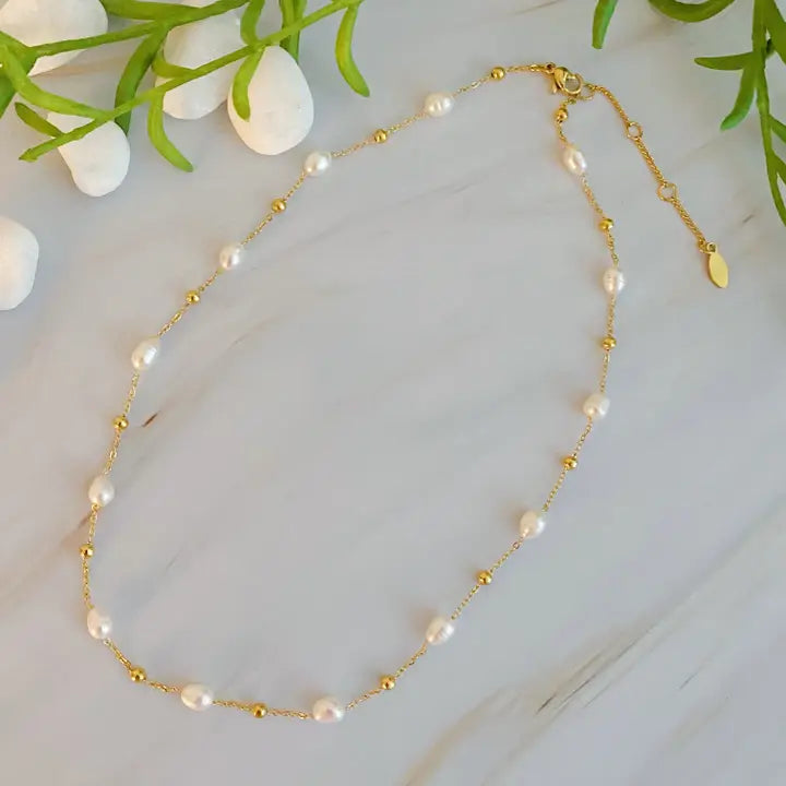 Ashley Pearl Necklace