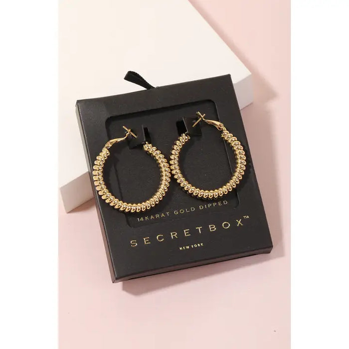 Coil Hoop Earring