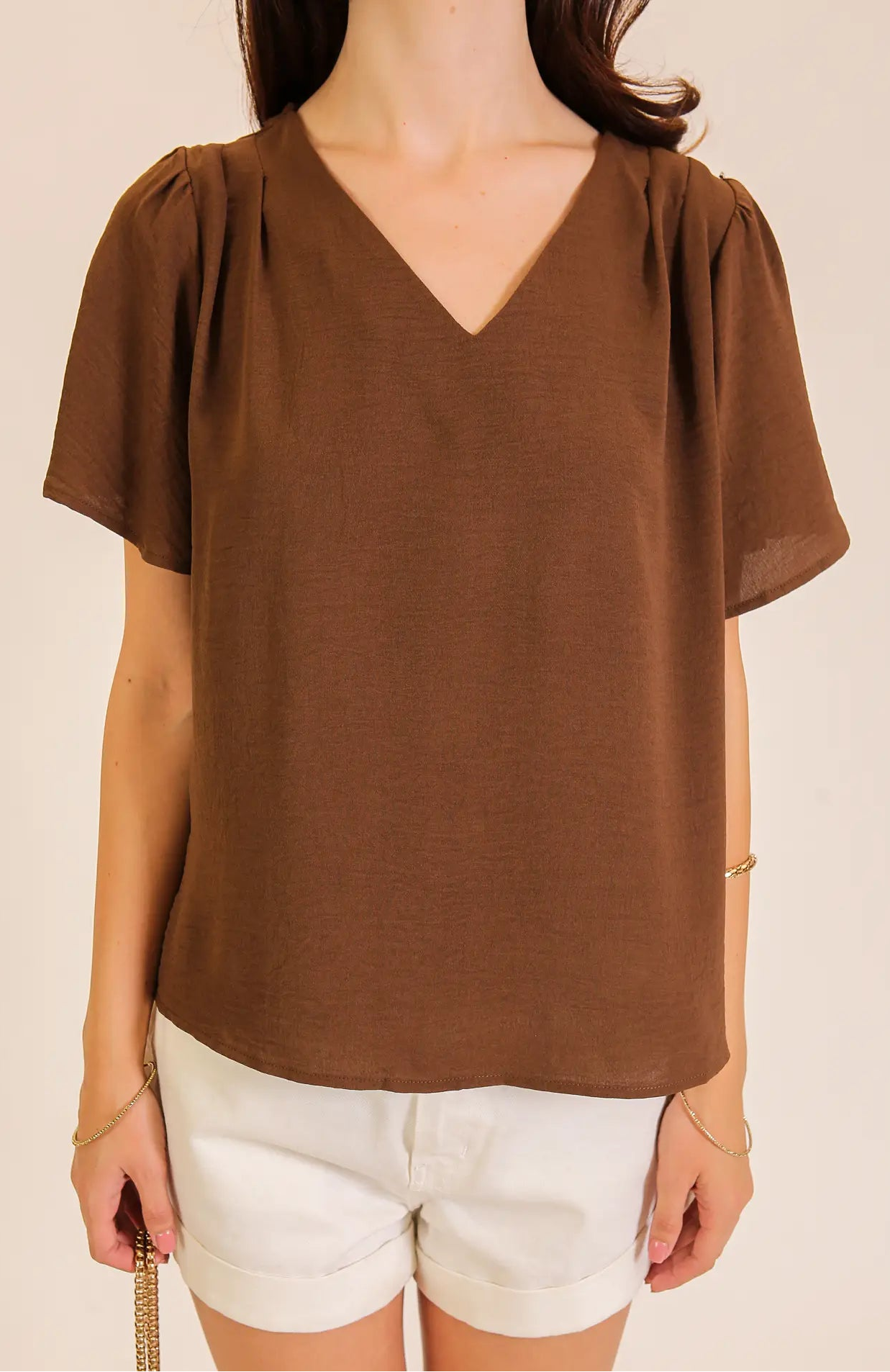 The Chestnut Charm Blouse