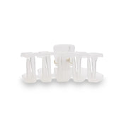 Tiny Classic Hair Clip Coconut White