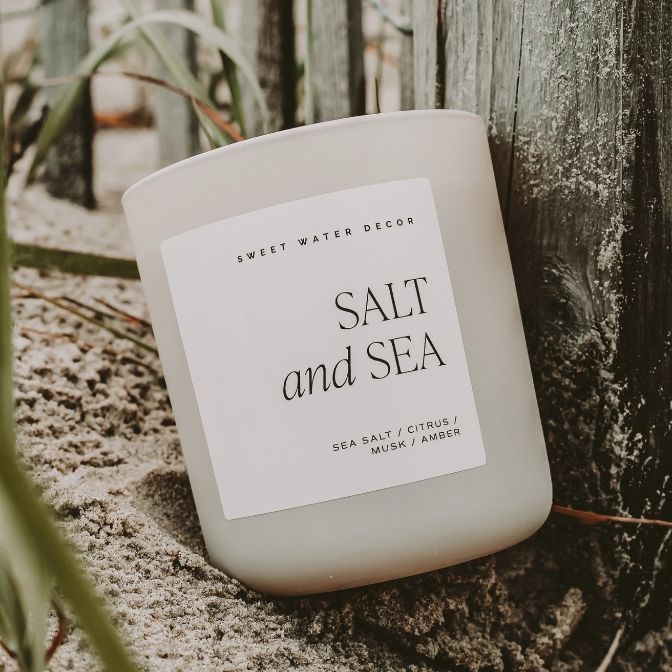Salt and Sea 15oz Matte Jar Candle